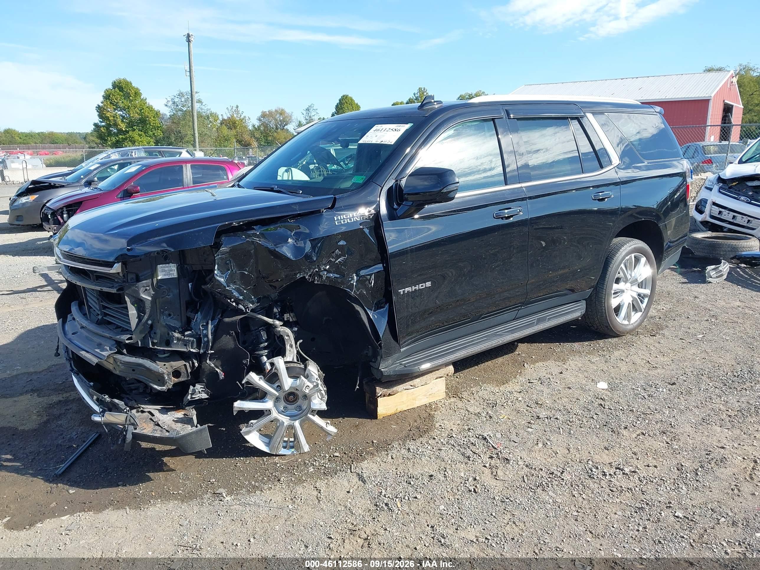2022 CHEVROLET TAHOE 4WD HIGH COUNTRY — I2