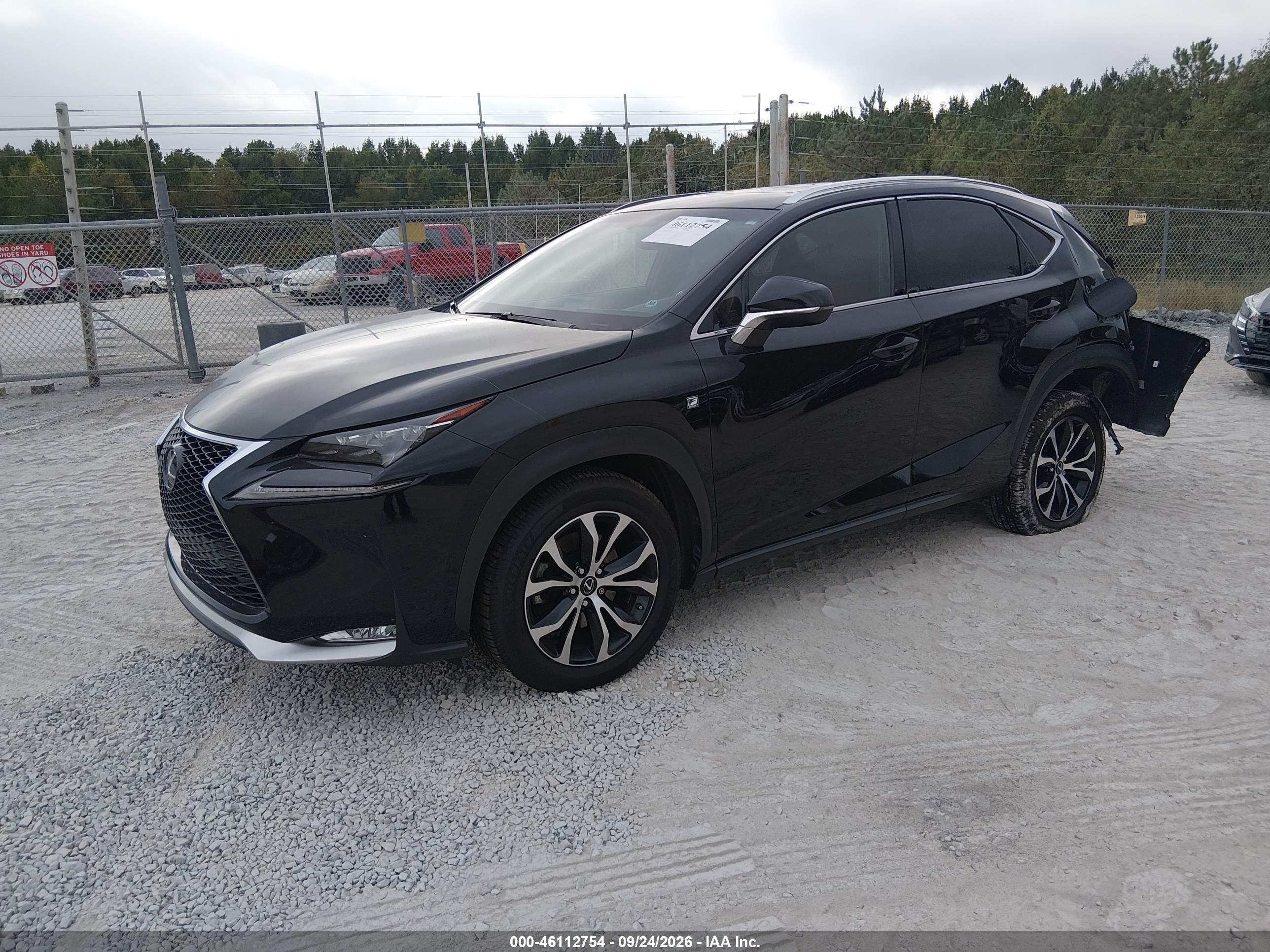 2016 LEXUS NX 200T F SPORT — I2