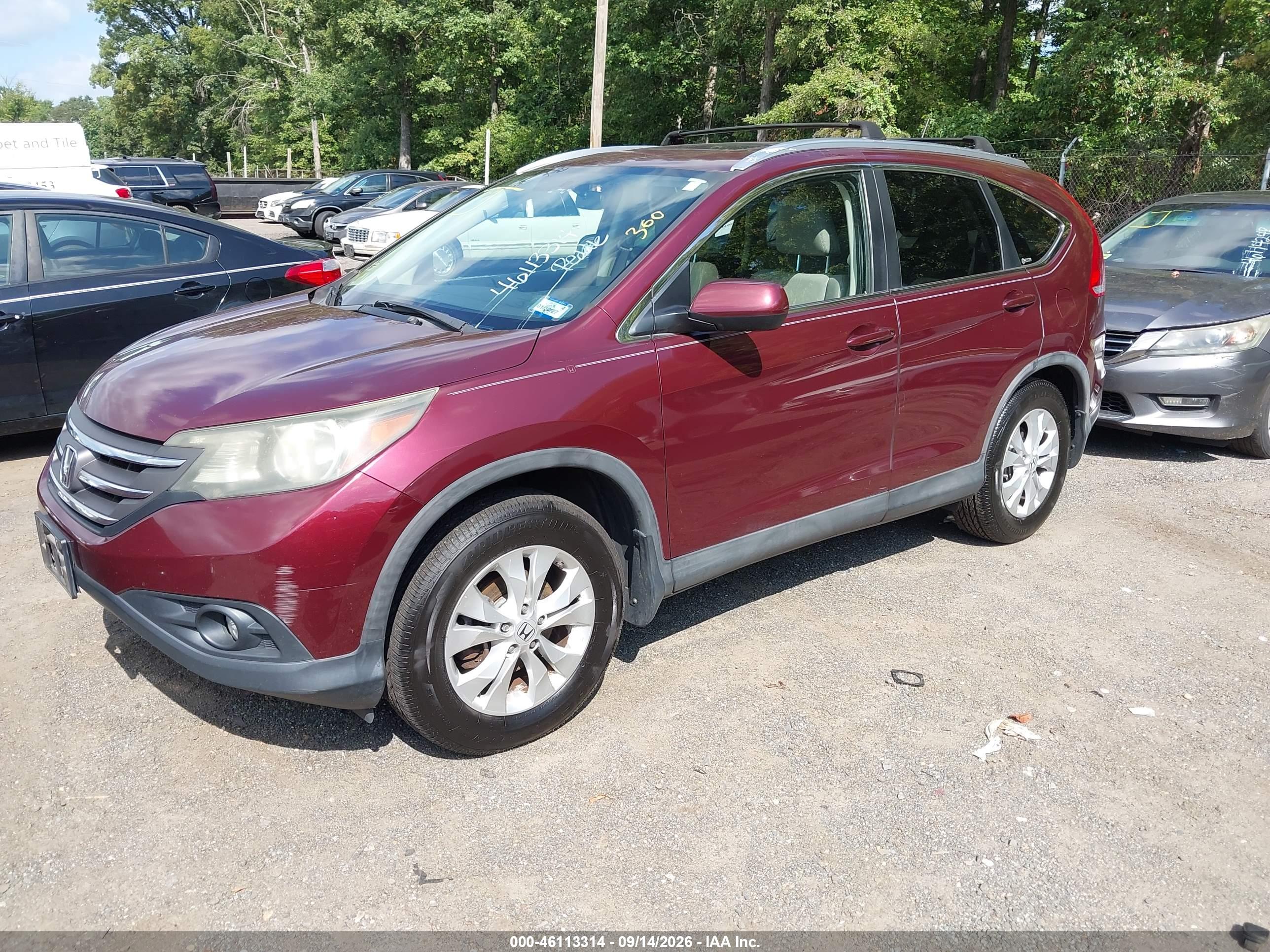 2012 HONDA CR-V EX-L — I2