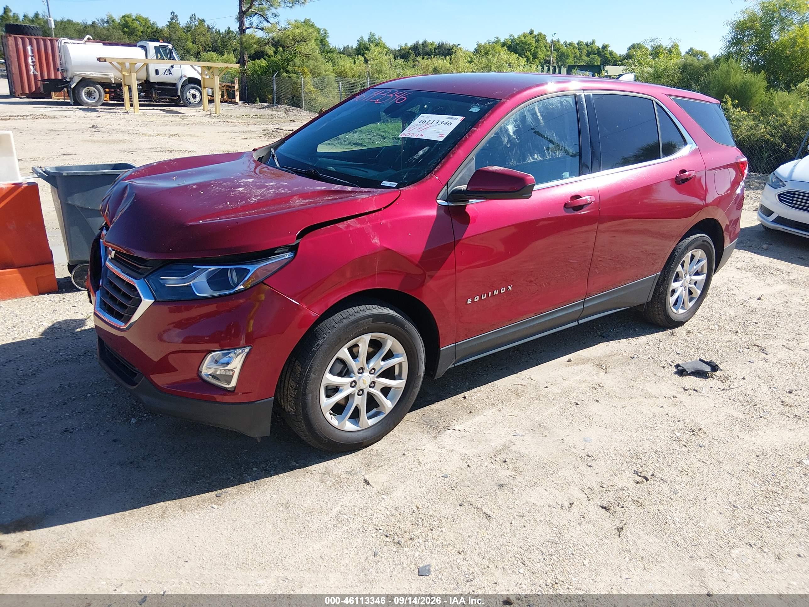 2020 CHEVROLET EQUINOX FWD LT 1.5L TURBO — I2