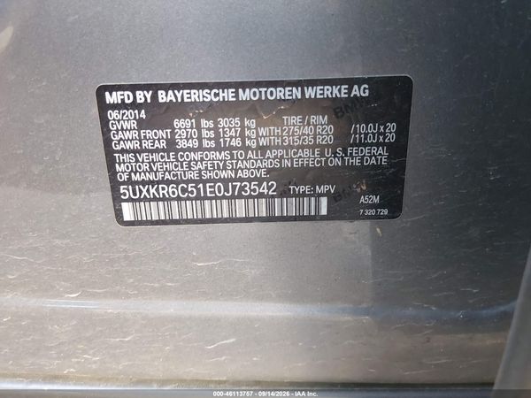 2014 BMW X5 XDRIVE50I