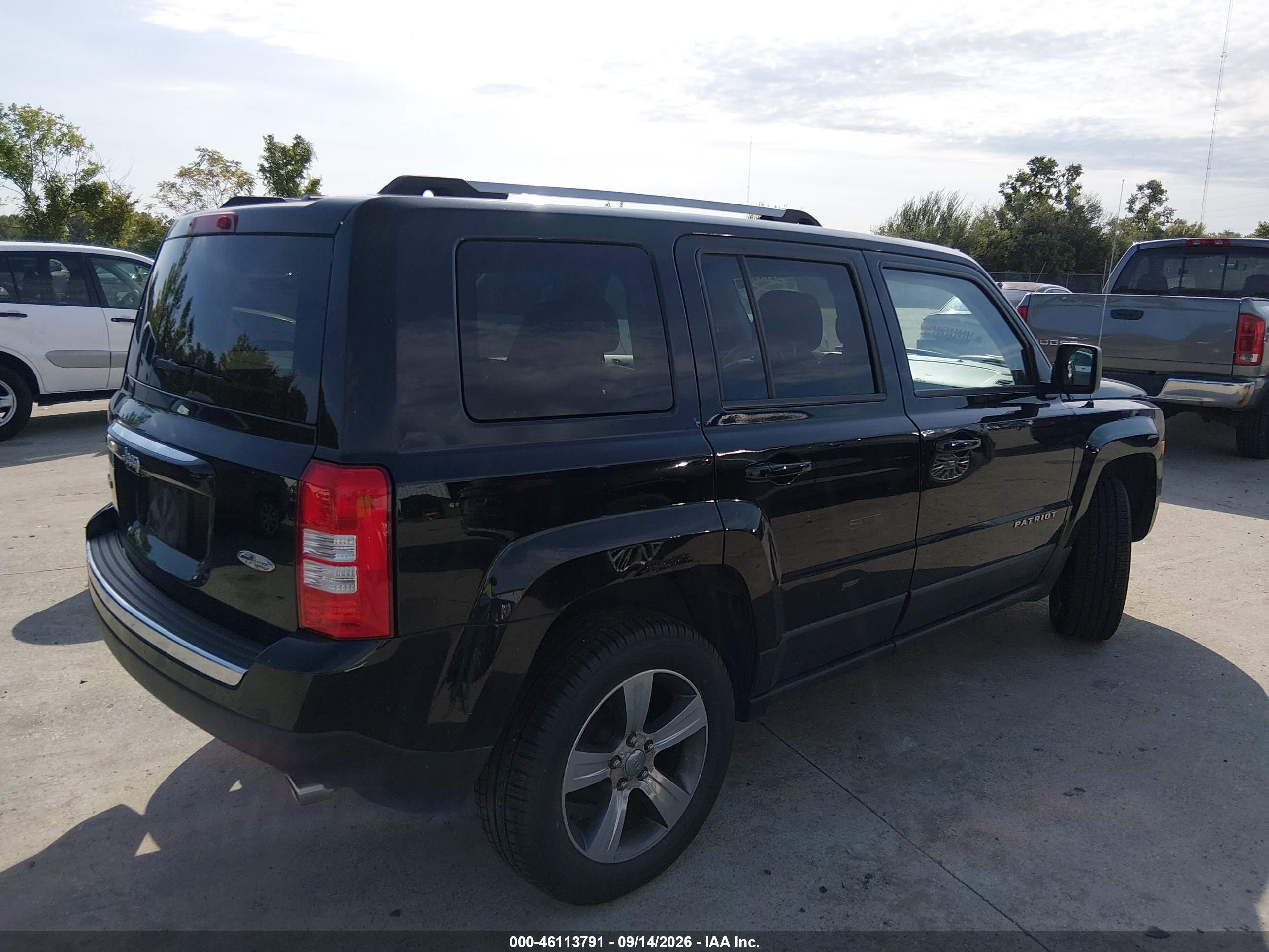 2017 JEEP PATRIOT HIGH ALTITUDE 4X4