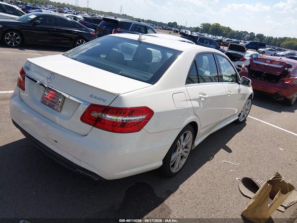 2012 MERCEDES-BENZ E 350 4MATIC — I4