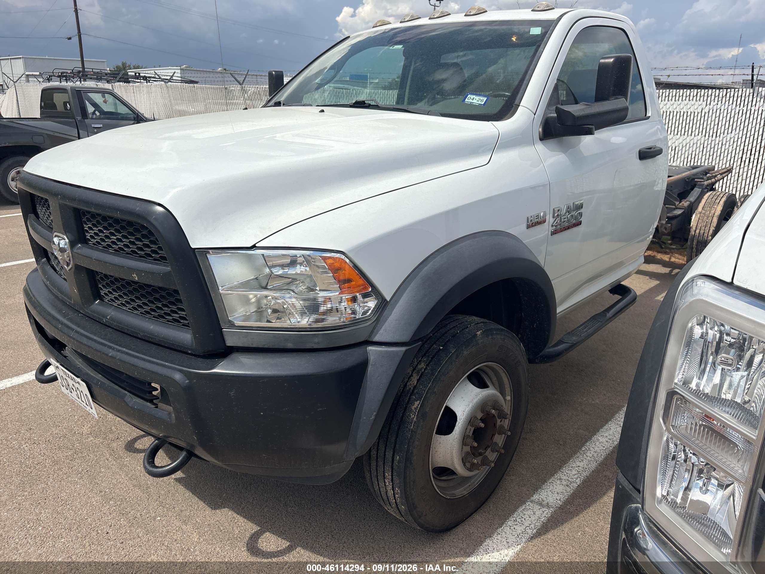 2017 RAM 4500 CHASSIS TRADESMAN/SLT
