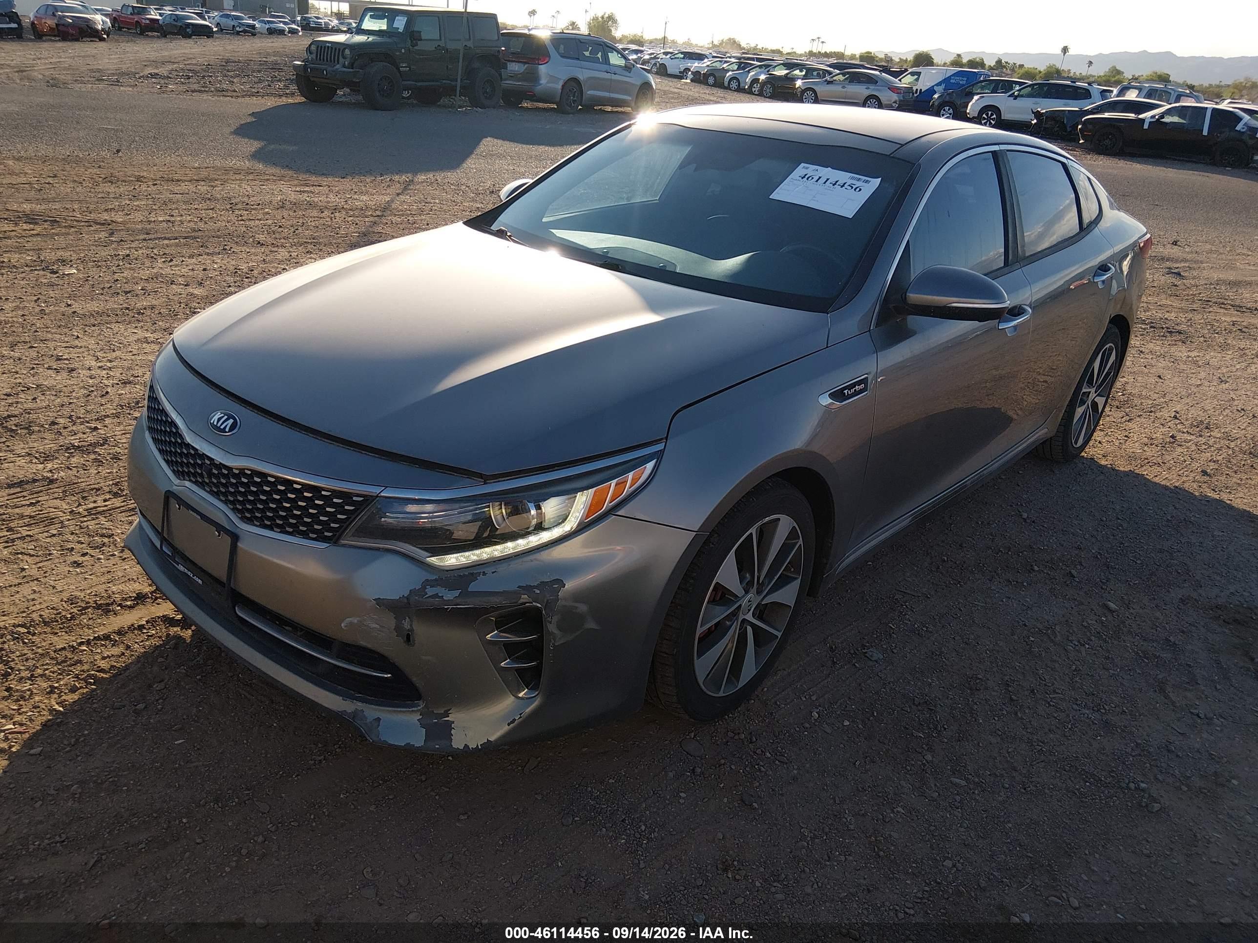 2016 KIA OPTIMA SXL TURBO — I2