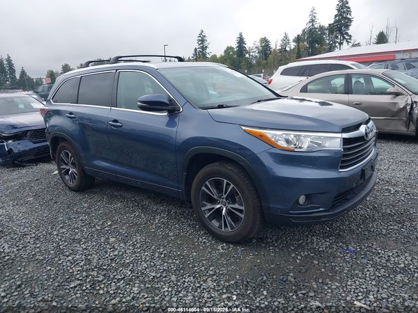 2016 TOYOTA HIGHLANDER XLE V6 — I1
