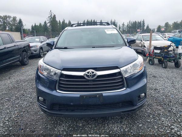 2016 TOYOTA HIGHLANDER XLE V6 — I115