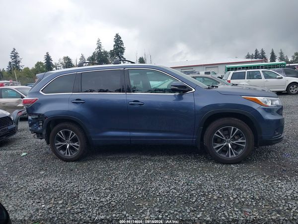 2016 TOYOTA HIGHLANDER XLE V6 — I116