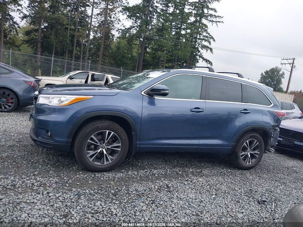2016 TOYOTA HIGHLANDER XLE V6 — I117