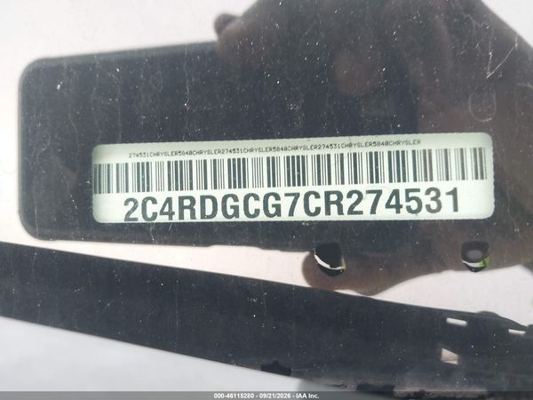2012 DODGE GRAND CARAVAN SXT — I9