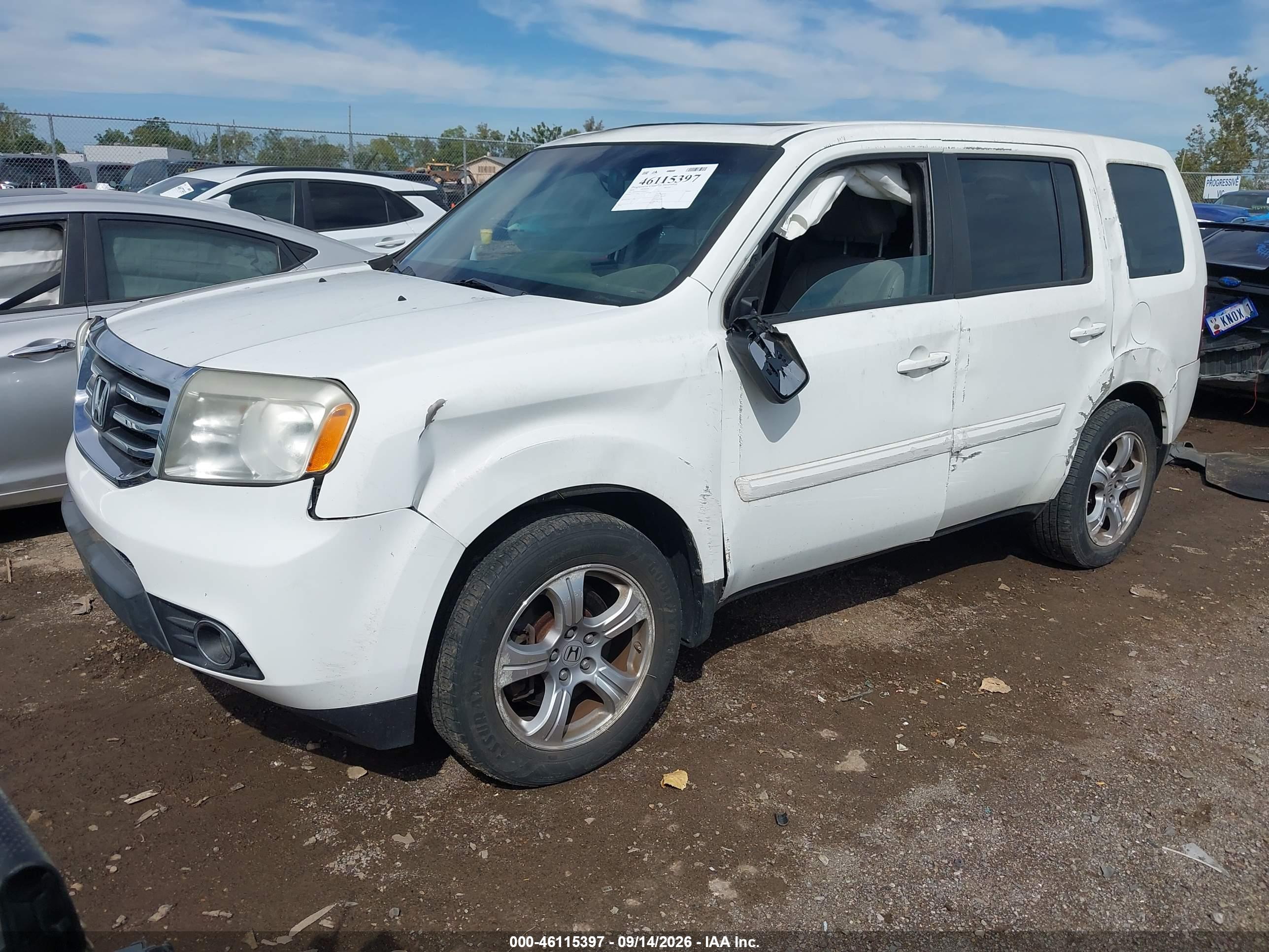 2014 HONDA PILOT EX-L — I2