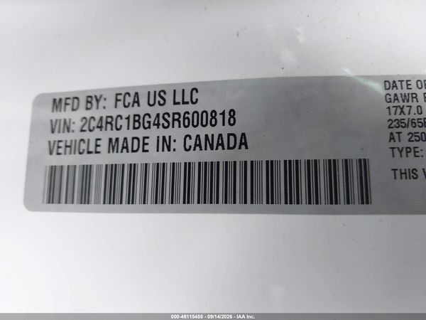 2025 CHRYSLER PACIFICA SELECT