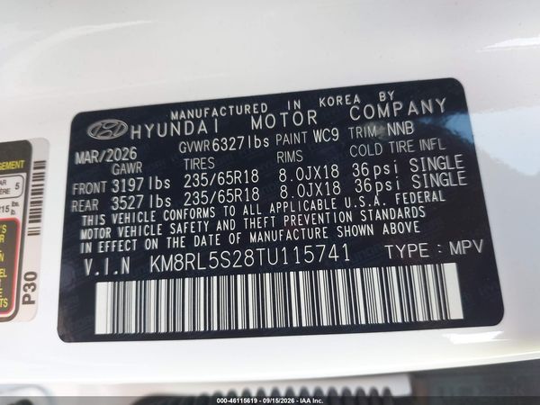2026 HYUNDAI PALISADE SEL 7P