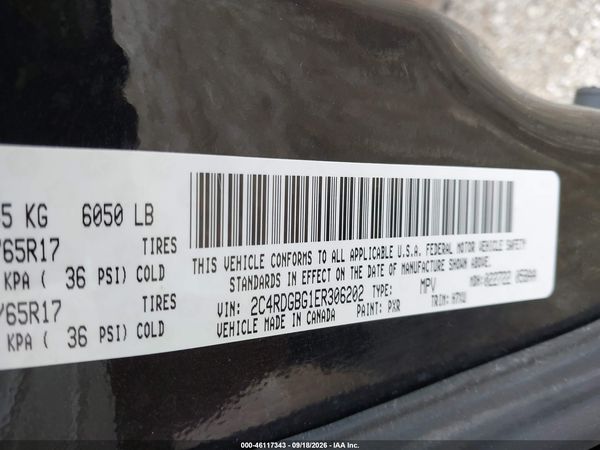 2014 DODGE GRAND CARAVAN AMERICAN VALUE PKG — I9