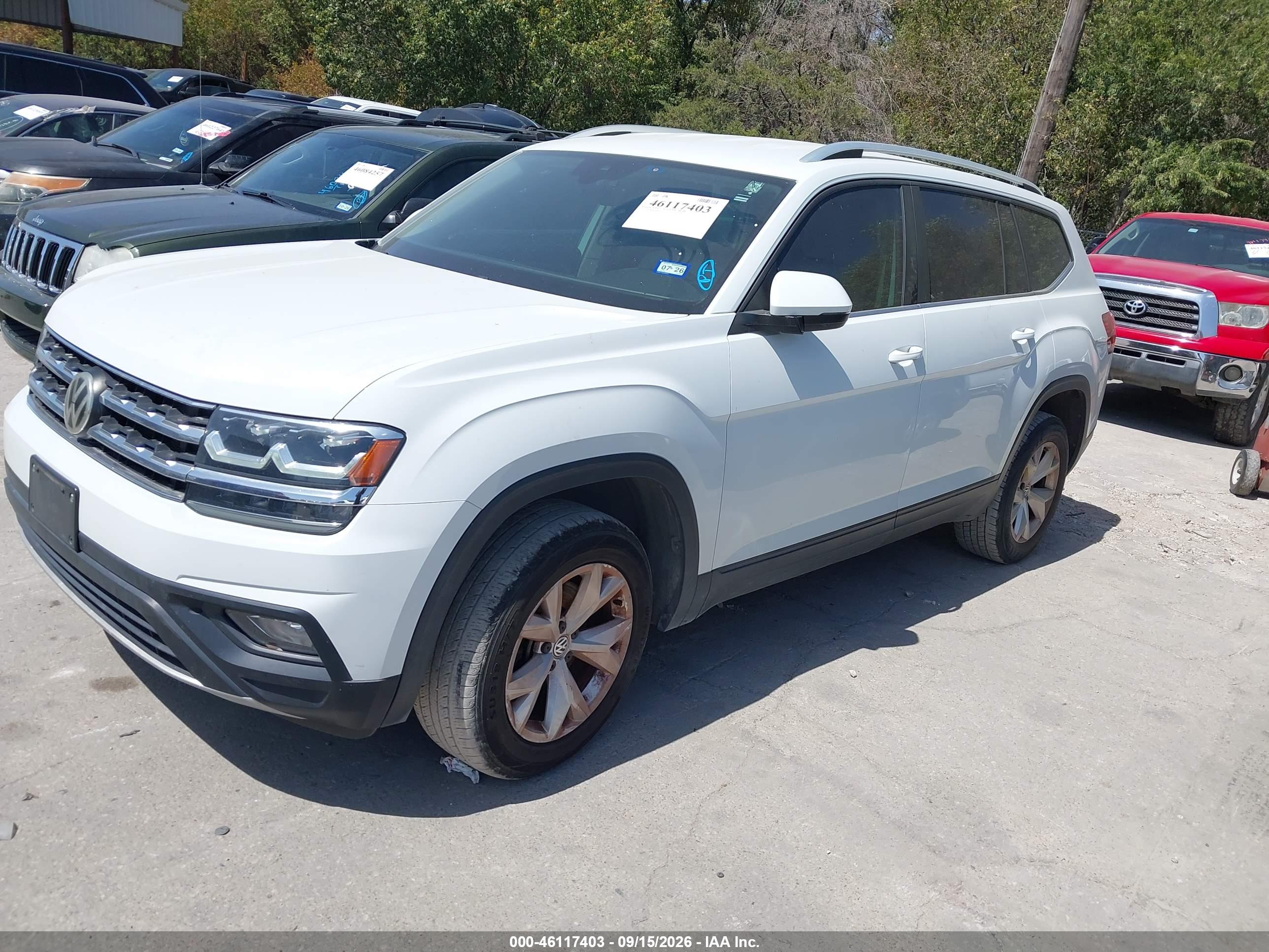 2018 VOLKSWAGEN ATLAS — I2