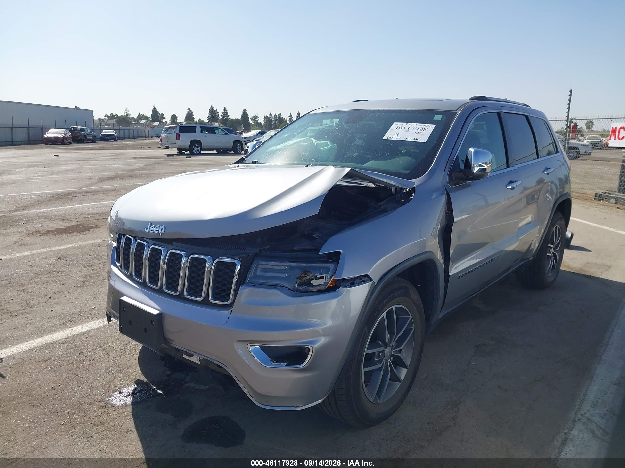 2017 JEEP GRAND CHEROKEE LIMITED 4X2 — I2