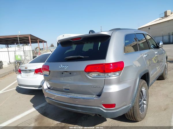 2017 JEEP GRAND CHEROKEE LIMITED 4X2 — I4