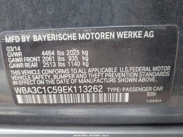 2014 BMW 328I