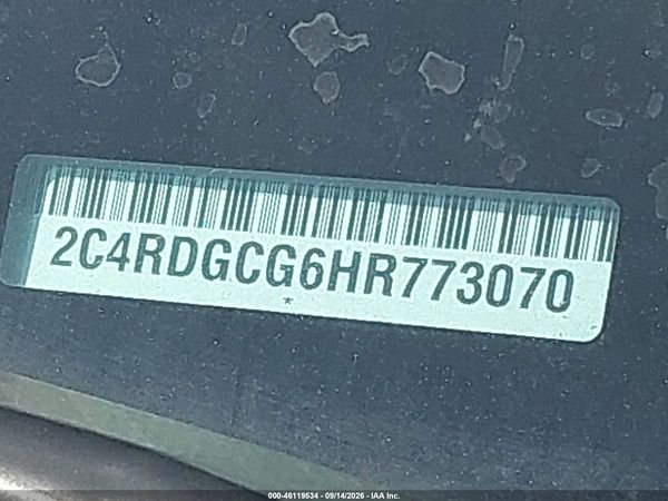 2017 DODGE GRAND CARAVAN SXT — I9