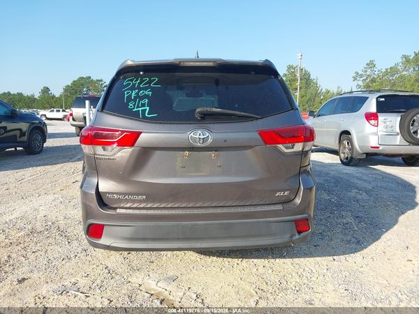 2018 TOYOTA HIGHLANDER XLE — I119