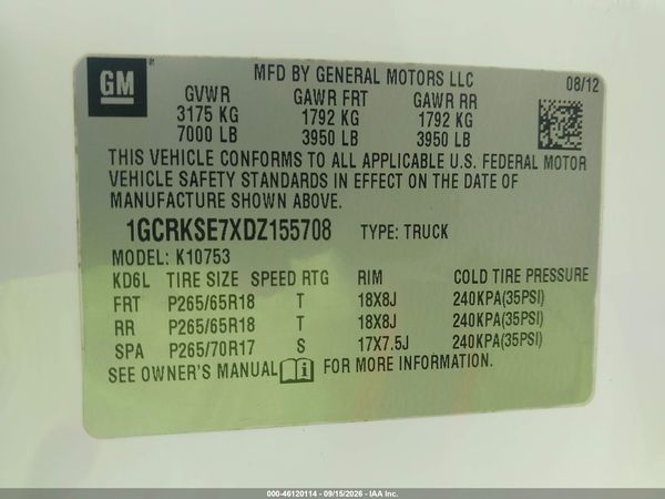 2013 CHEVROLET SILVERADO 1500 LT — I9