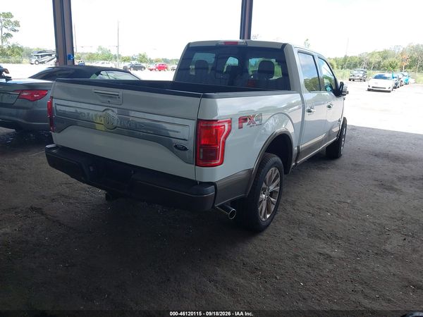 2017 FORD F-150 KING RANCH — I4