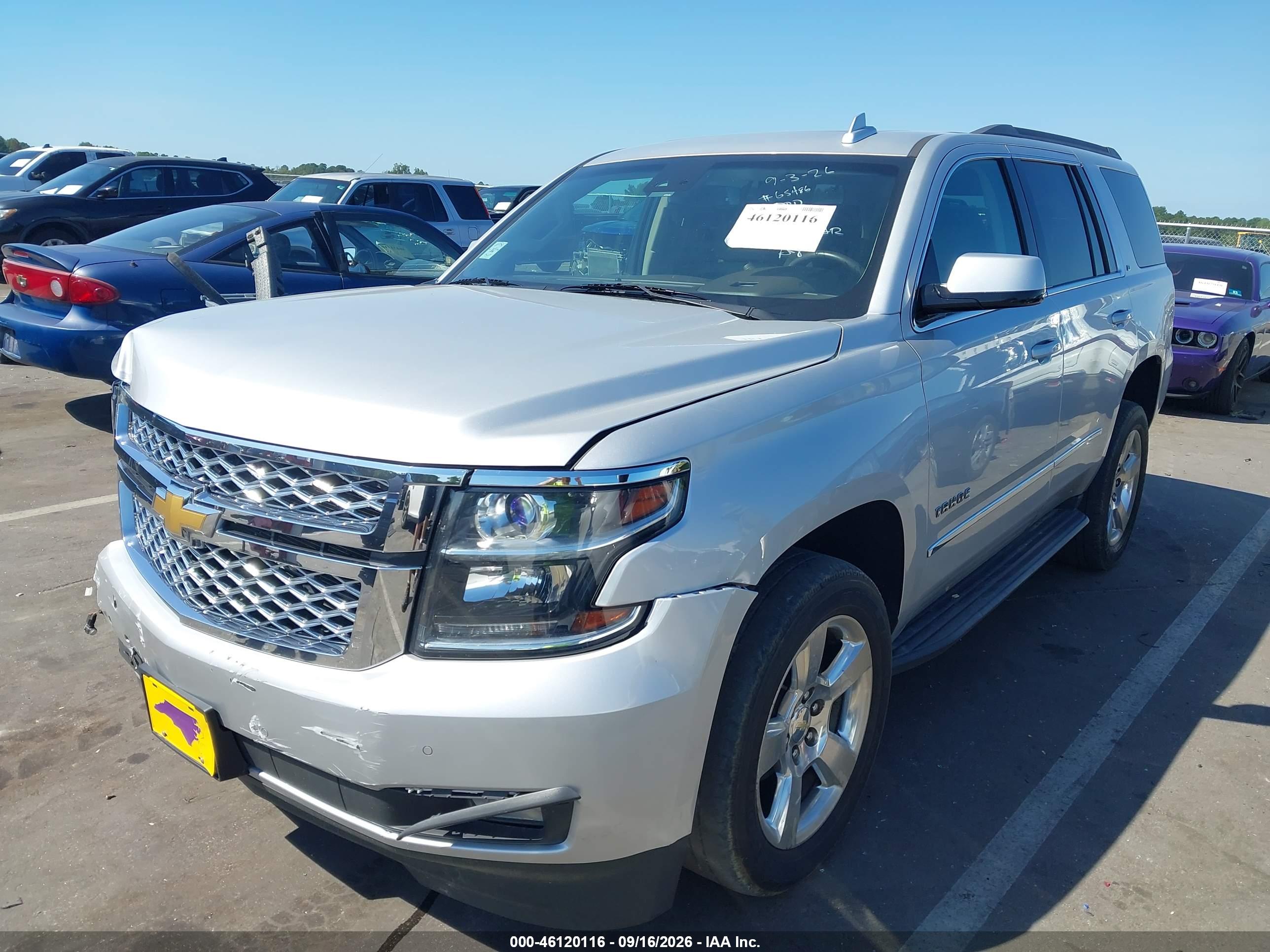 2016 CHEVROLET TAHOE LT — I2