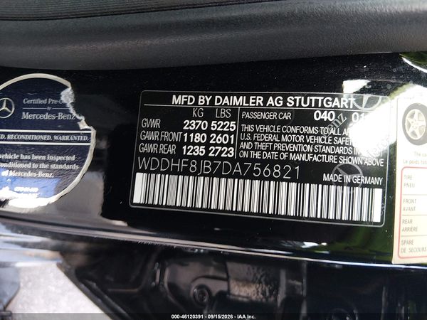 2013 MERCEDES-BENZ E 350 4MATIC — I9