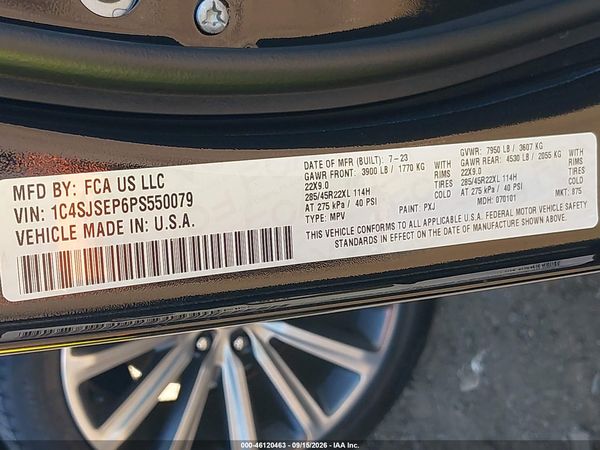 2023 JEEP GRAND WAGONEER L 4X4 — I9