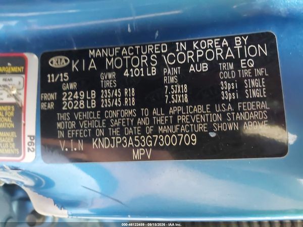 2016 KIA SOUL + — I9