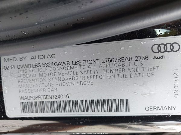 2014 AUDI A6 3.0T PREMIUM PLUS — I9