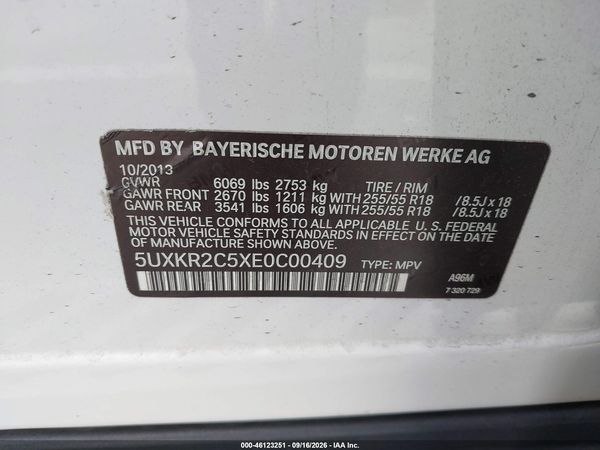 2014 BMW X5 SDRIVE35I — I9