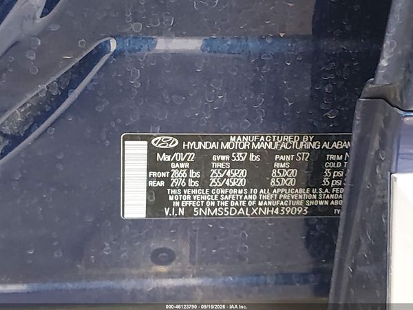 2022 HYUNDAI SANTA FE CALLIGRAPHY — I9