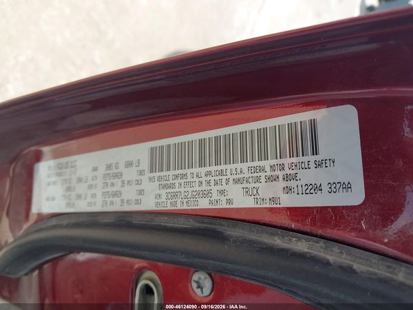 2018 RAM 1500 BIG HORN  4X4 5'7 BOX — I9