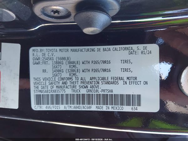 2024 TOYOTA TUNDRA 1794 EDITION