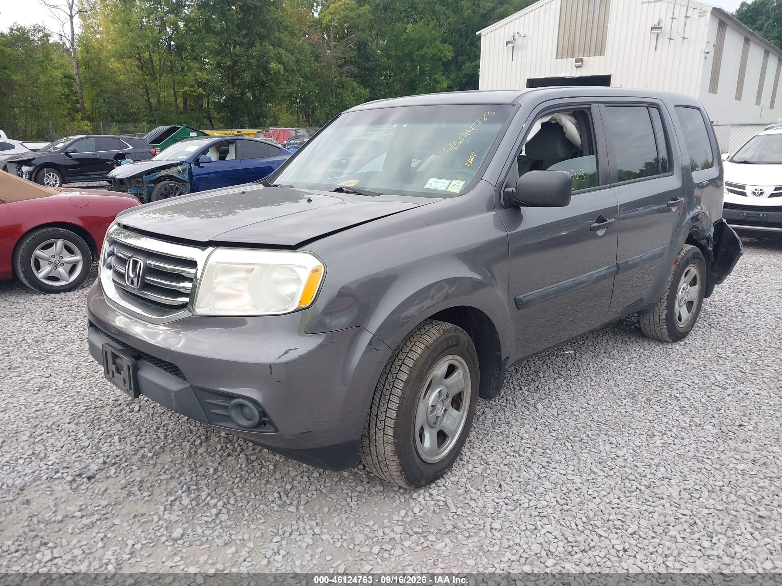 2014 HONDA PILOT LX — I2