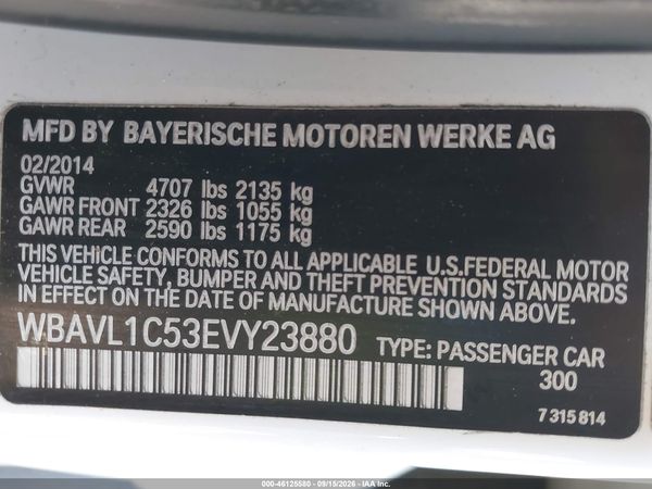 2014 BMW X1 XDRIVE28I — I9
