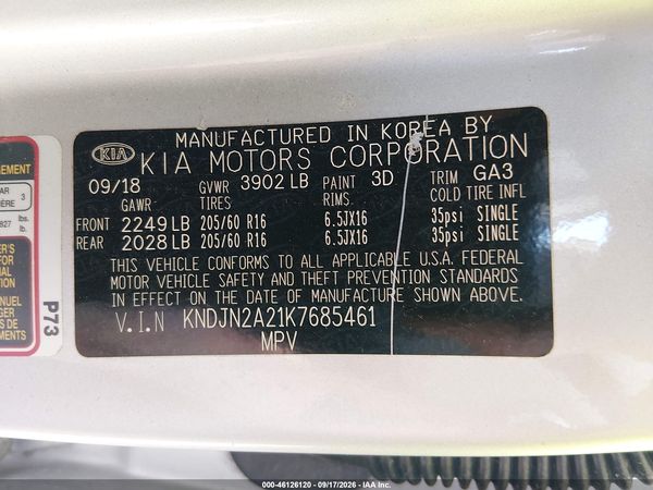 2019 KIA SOUL Base — I9