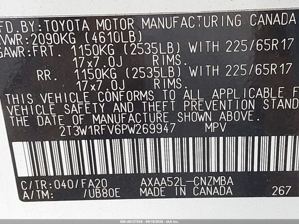 2023 TOYOTA RAV4 XLE — I9