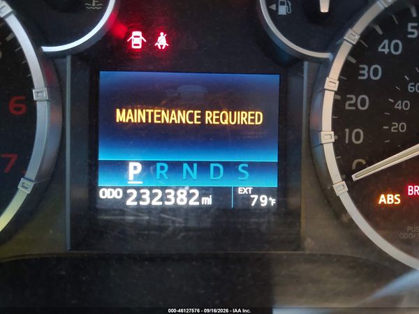 2016 TOYOTA TUNDRA SR5 4.6L V8 — I118