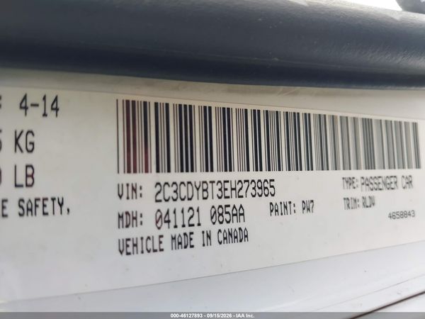 2014 DODGE CHALLENGER R/T PLUS — I9