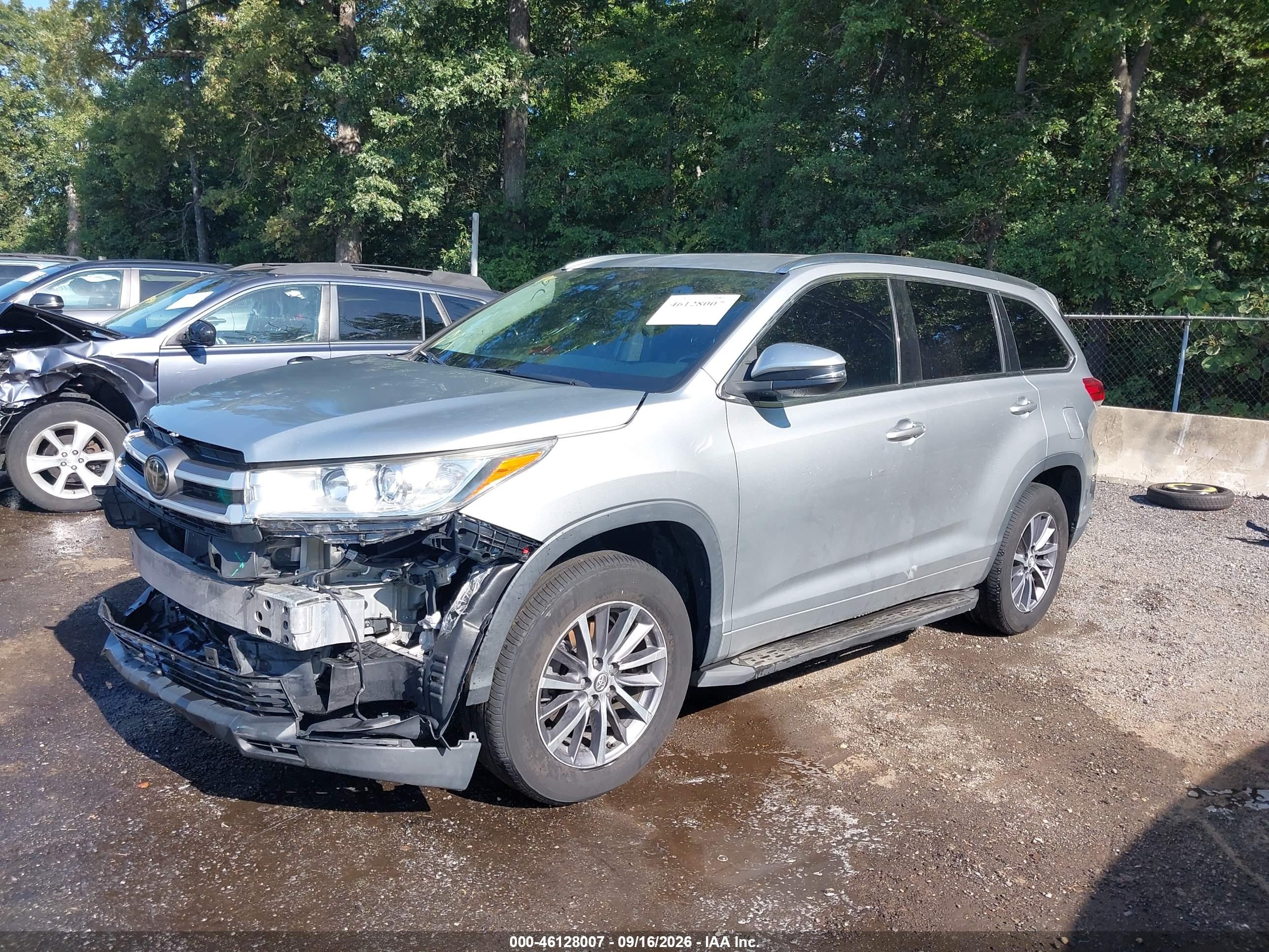 2018 TOYOTA HIGHLANDER XLE — I2