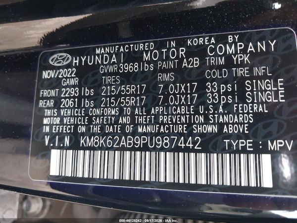 2023 HYUNDAI KONA SEL — I9