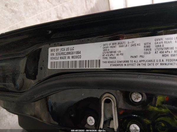 2021 RAM 2500 Tradesman — I9