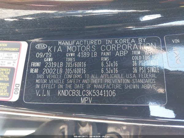 2019 KIA NIRO LX — I9