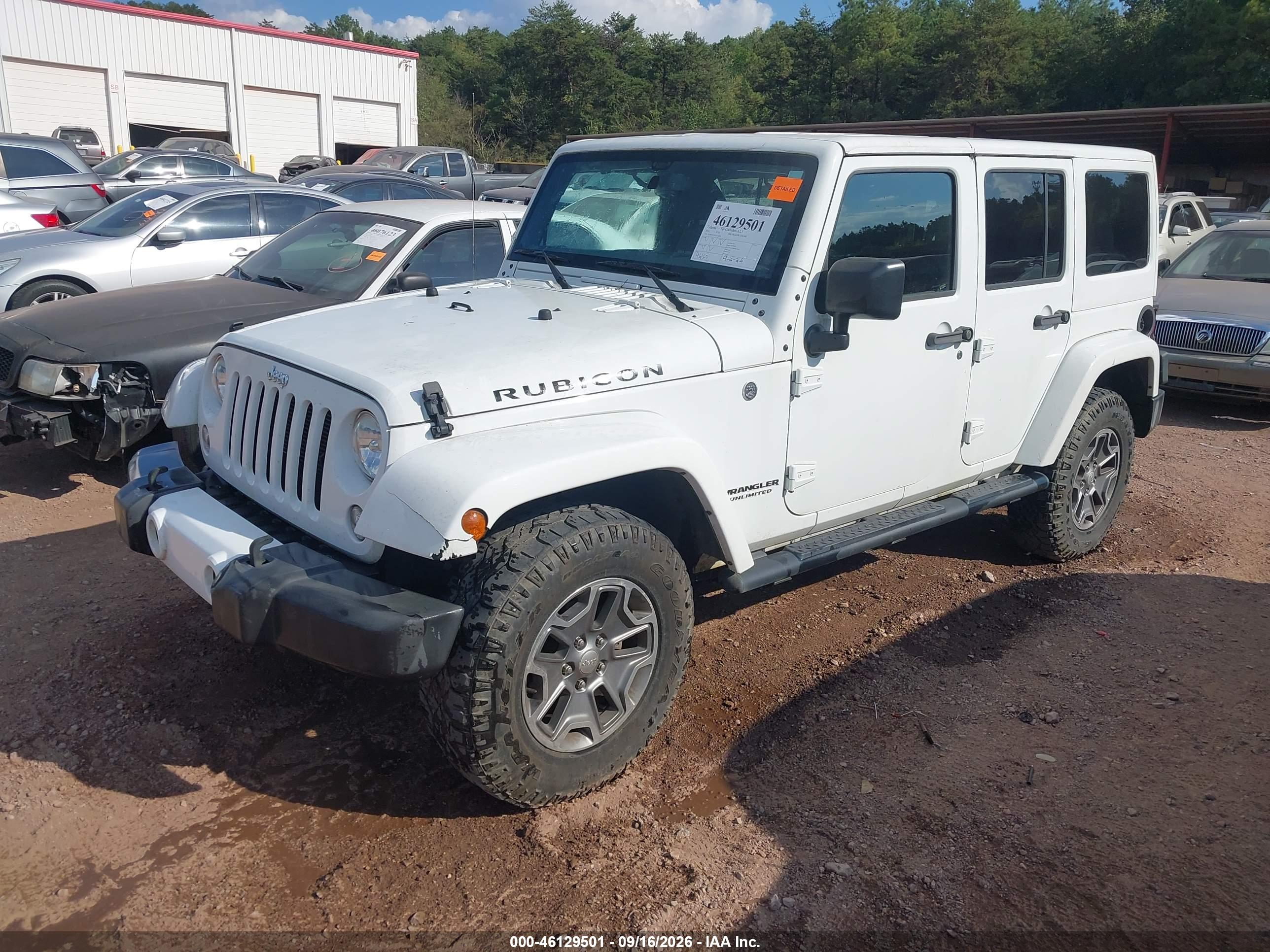 2016 JEEP WRANGLER UNLIMITED RUBICON — I2