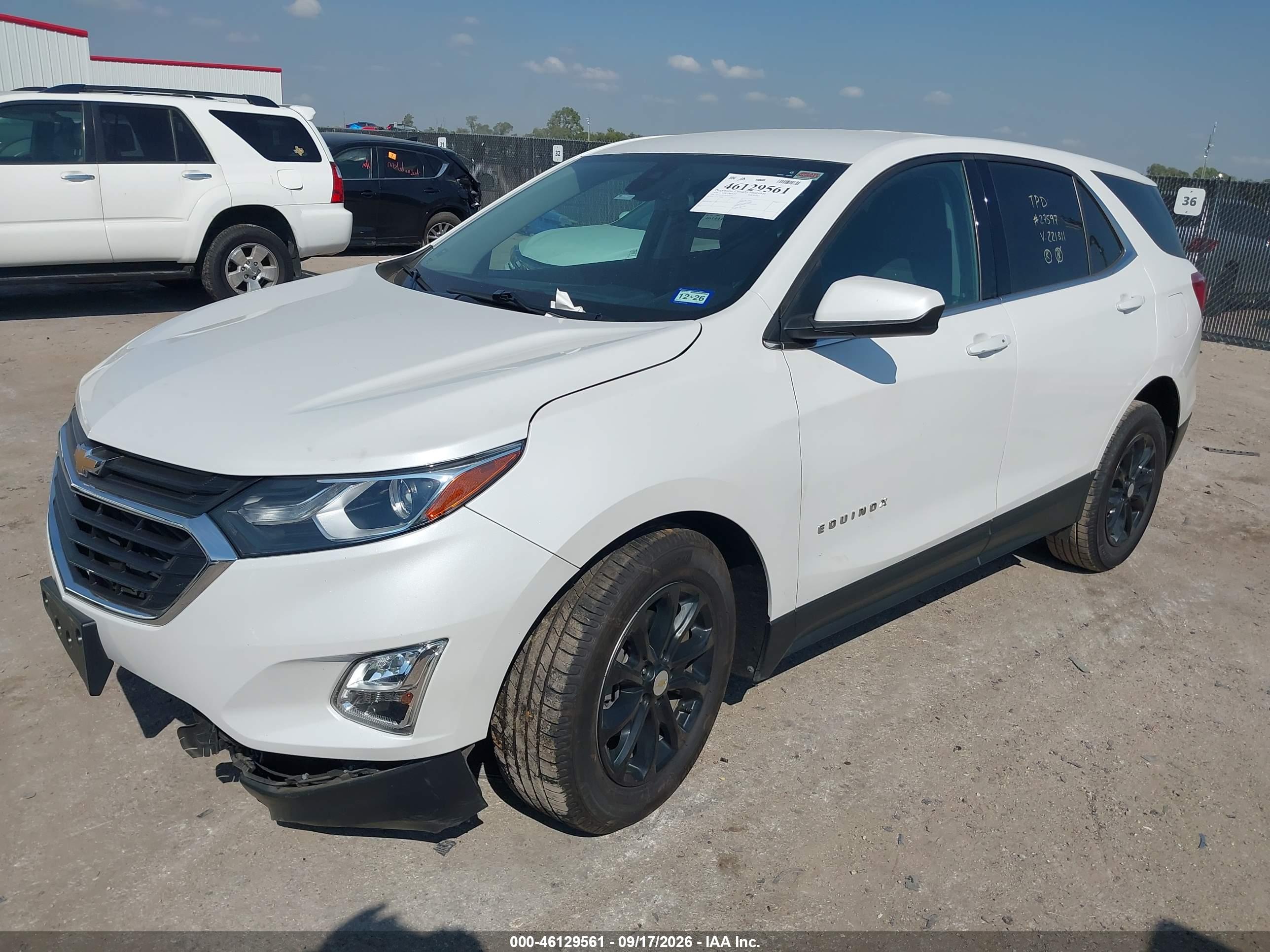 2020 CHEVROLET EQUINOX FWD LT 1.5L TURBO — I2