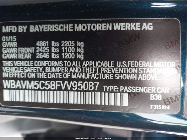 2015 BMW X1 XDRIVE35I — I9