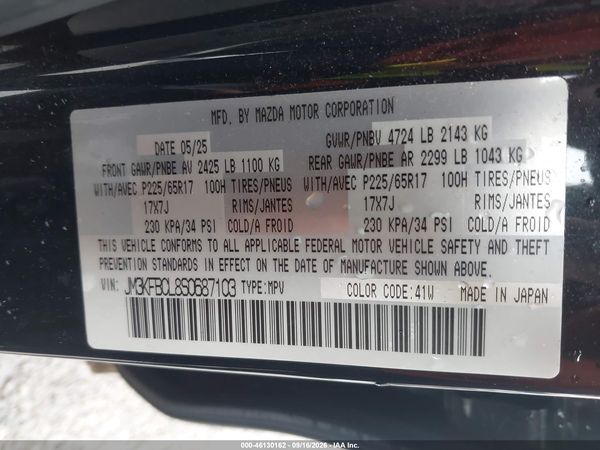 2025 MAZDA CX-5 2.5 S PREFERRED — I9
