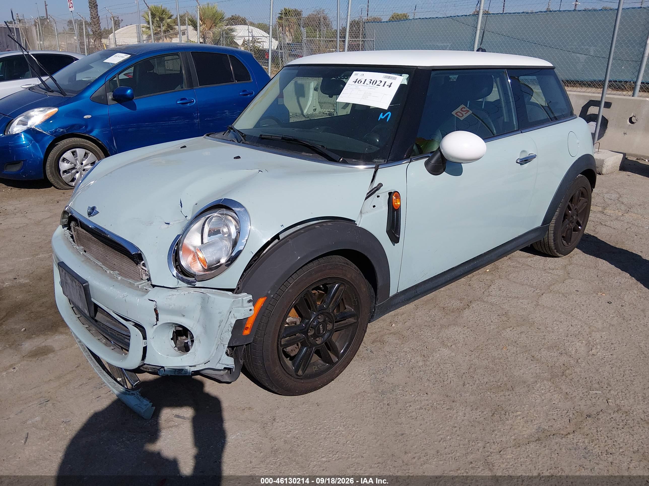 2013 MINI HARDTOP COOPER — I2